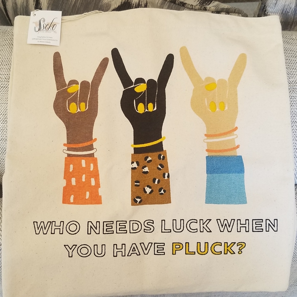 Sseko Designs Canvas ReusableTote, NWT